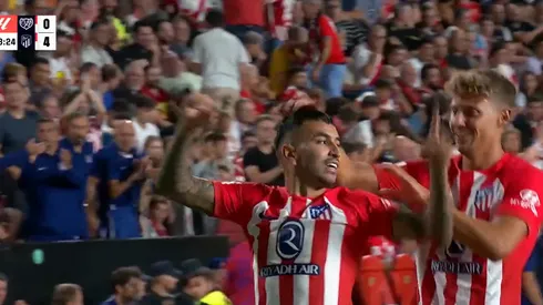 Toda la clase del mundo para Ángel Correa.