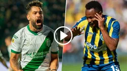 Banfield vs. Central por la Copa de la Liga.