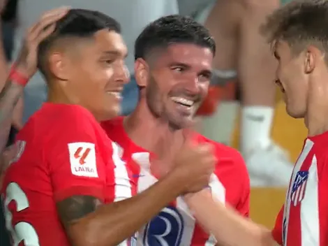 VIDEO | Se juntaron los campeones del mundo: asistencia de De Paul y golazo de Molina para Atlético de Madrid