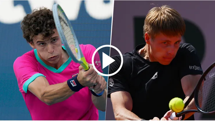 Juanma Cerúndolo vs. Iliá Ivashka por el US Open.