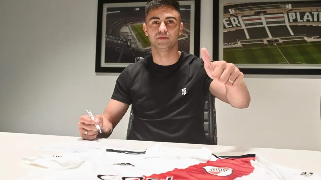 Pity Martínez ya pertenece nuevamente a River. (Foto: Prensa River)