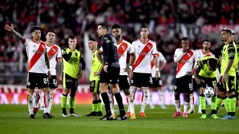 River no tuvo un buen primer tiempo ante Barracas.