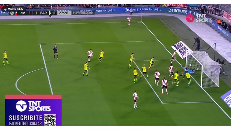 VIDEO | No se puede creer: La insólita jugada de River que no terminó en gol por el VAR