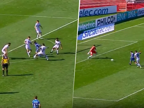 López Muñoz gambeteó a cuatro rivales y clavó un golazo para Godoy Cruz