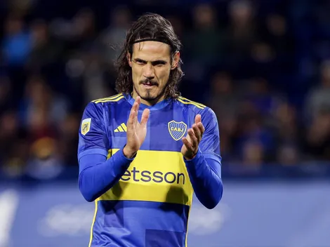 El mensaje de Cavani tras el altercado con Barco en el Boca - Talleres