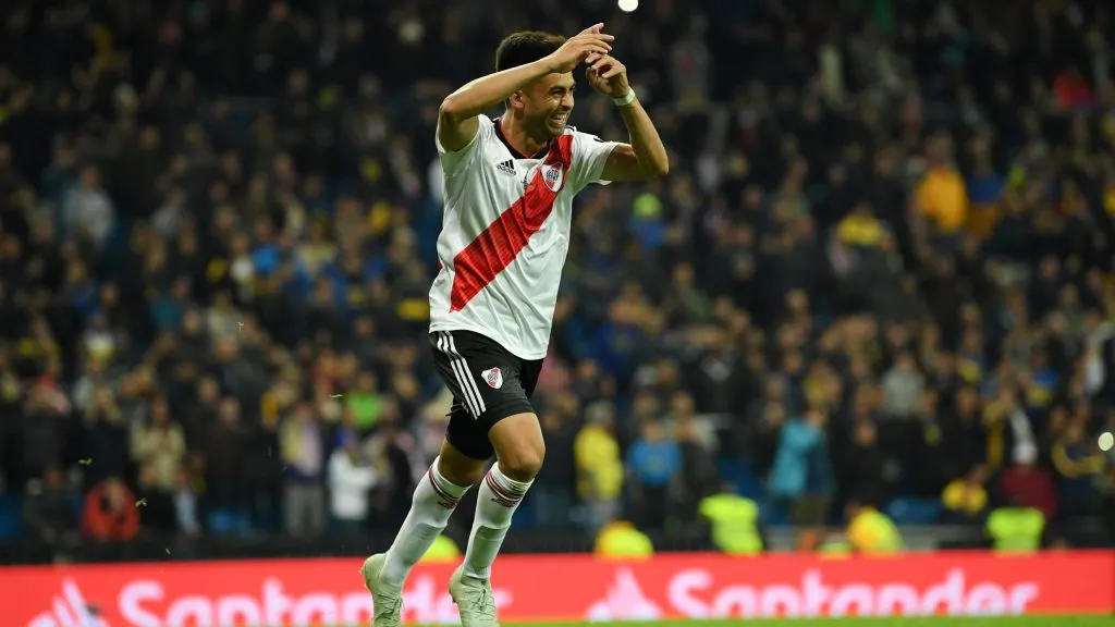 Pity Martínez durante su primera etapa en River. (Foto: Getty)