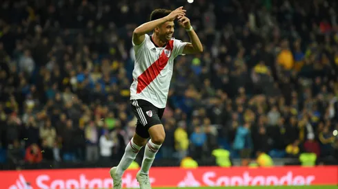Pity Martínez durante su primera etapa en River.