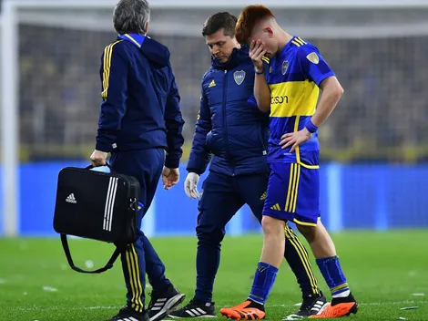 Oficial: Boca publicó el parte médico del Colo Barco por su lesión ante Racing