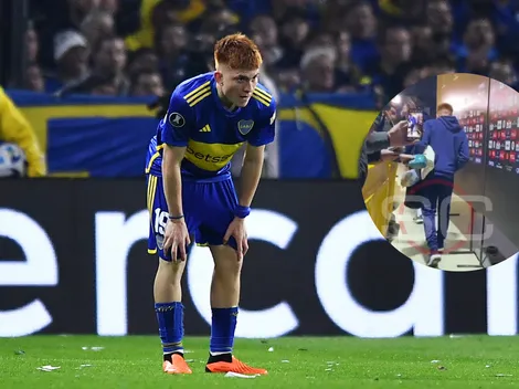 ASÍ se retiró Valentín Barco de La Bombonera: en Boca encendieron las alarmas (VIDEO)