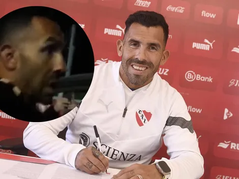VIDEO | Tevez, CARA A CARA con la barra de Independiente a horas de asumir como DT