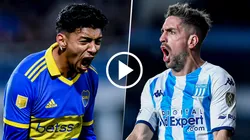 Boca vs. Racing por la Copa Libertadores.