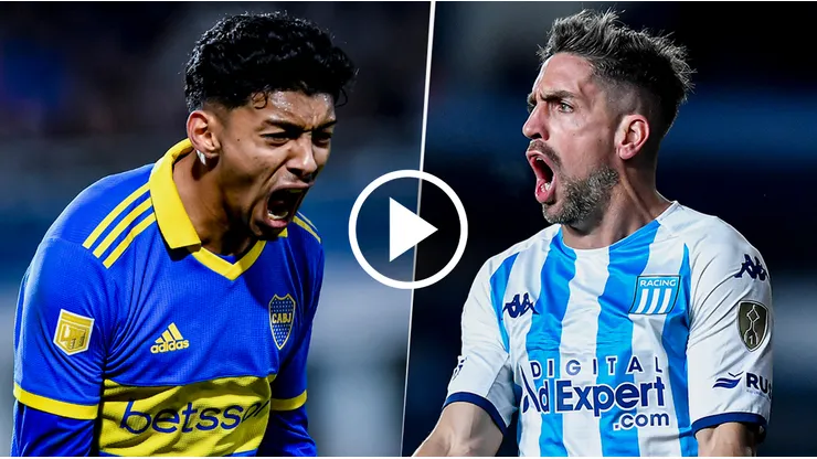 Boca vs. Racing por la Copa Libertadores.