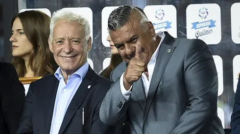 Víctor Blanco junto a "Chiqui Tapia".