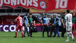 Luciano Sánchez sufrió una durísima lesión.