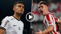 Corinthians vs. Estudiantes por la Copa Sudamericana.