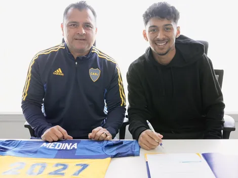 Boca oficializó la renovación de Medina: la nueva millonaria cláusula de salida y los detalles