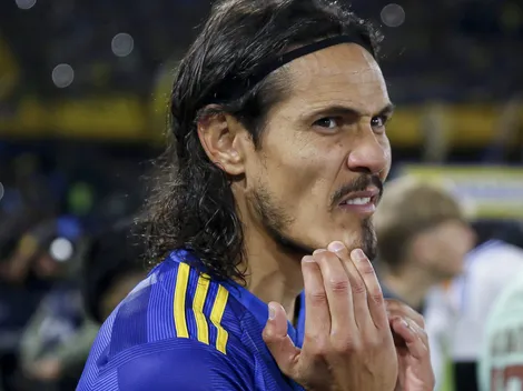 Hay versiones encontradas respecto a la titularidad de Cavani para el partido entre Boca y Racing