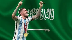 Atlético Madrid quiere retener al campeón del mundo, a pesar de la oferta de los árabes.