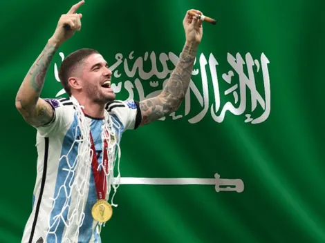 Lejos de Messi: De Paul negocia para irse a Arabia