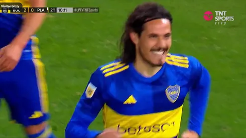 VIDEO | Cavani, ante Platense, marcó su primer gol con la camiseta de Boca