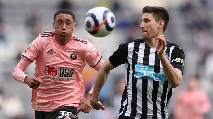 Federico Fernández en Newcastle United.