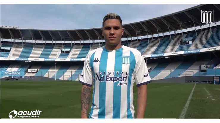 Racing calienta la serie con Boca: el provocador video con el que presentó a Juanfer Quintero