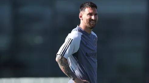 Los botines bien argentinos que Messi estrenó en el entrenamiento de Inter Miami
