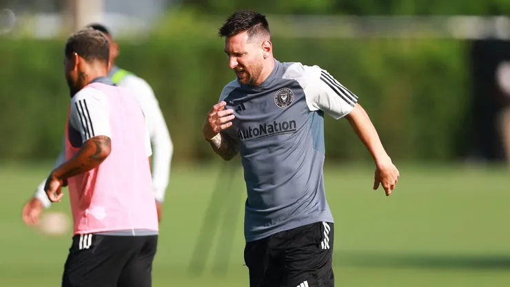 ¡Cuidado, Leo! Messi se dobló el pie en la práctica del Inter Miami