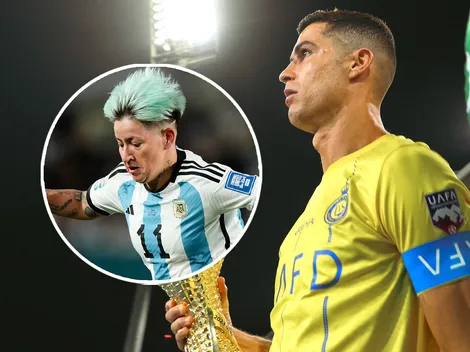 Yamila Rodríguez le escribió a CR7 tras su título en Arabia: "Verte feliz..."