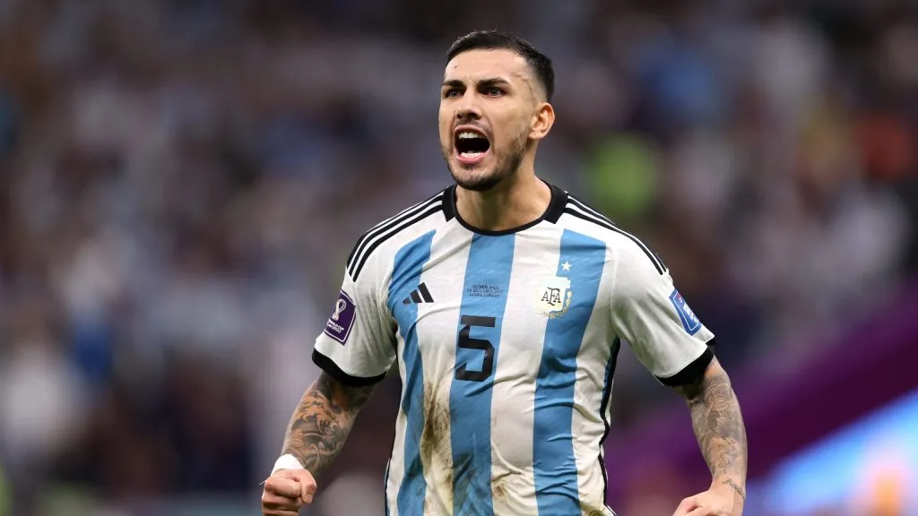 Leandro Paredes, campeón del mundo con la Selección Argentina (Getty Images).