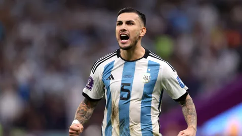 Leandro Paredes, campeón del mundo con la Selección Argentina (Getty Images).
