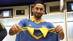 Alan Varela en su despedida de Boca. Desde la distancia podría dejarle millones de euros extras.