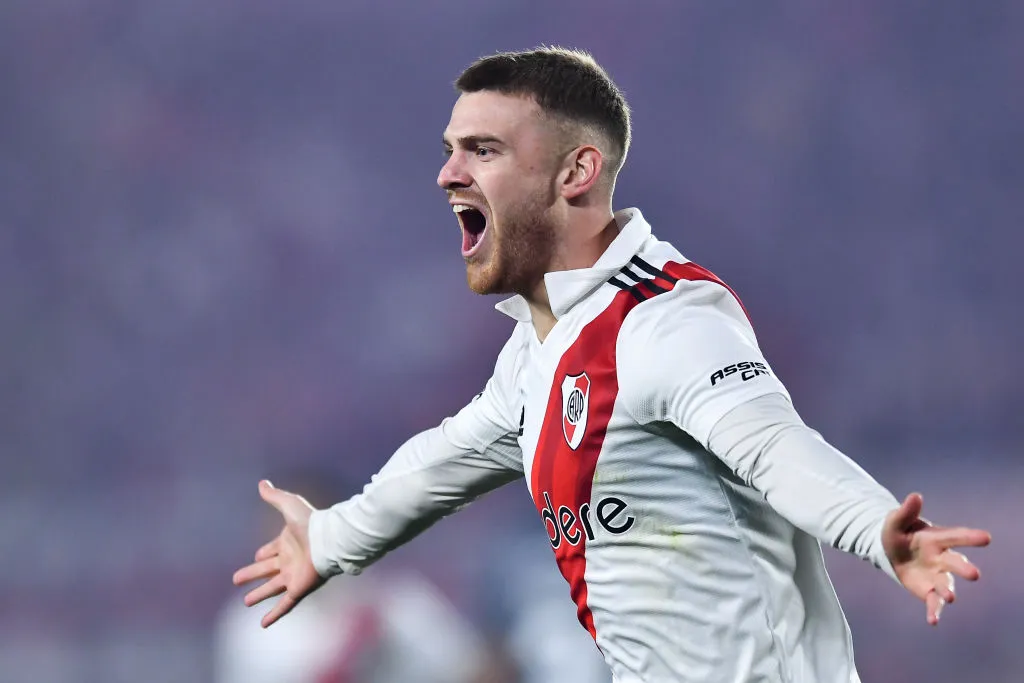 Beltrán marcó 22 goles con la camiseta de River. (Foto: Getty Images)