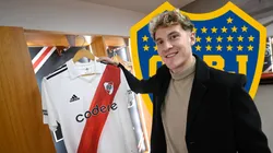 Colidio y un gesto que no le gustará a los hinchas del Xeneize.