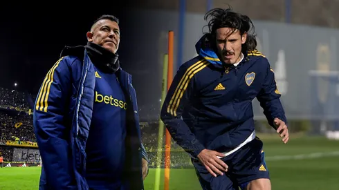 Con Cavani titular: el XI de Boca que probó Almirón