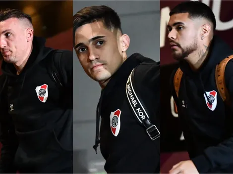 VIDEO | La gran reacción de los jugadores de River con los hinchas en Porto Alegre