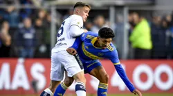 Ignacio Miramón enfrentando a Boca.