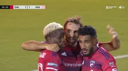 El festejo de Facundo Quignón.