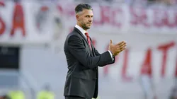 Martín Demichelis, muy cuestionado por estas horas.