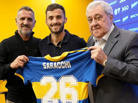 Saracchi reveló el motivo por el que eligió la dorsal "26" para Boca