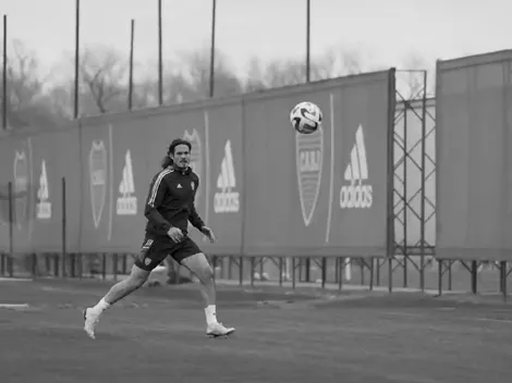 VIDEO | El descomunal golazo que hizo Cavani en la práctica de Boca