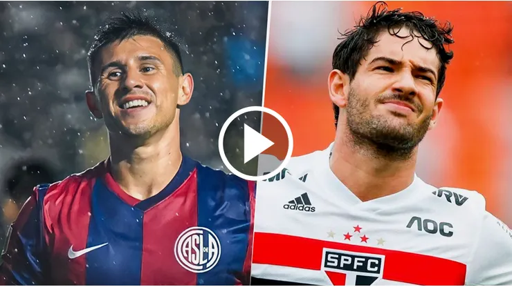 San Lorenzo vs. São Paulo por la Copa Sudamericana.