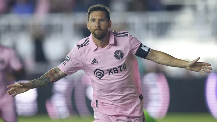Es furor: el nuevo FESTEJO de gol de Messi en Inter Miami