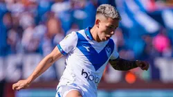 Gianluca Prestianni en acción.