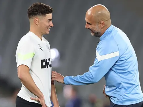 Julián Álvarez será suplente en Manchester City, que chocará ante Sevilla por la Supercopa UEFA