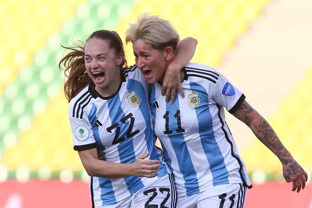 Con Yamila en la Copa América 2022.