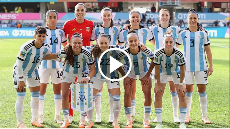 Argentina enfrenta a Suecia por el Mundial Femenino.