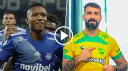 Emelec vs. Defensa por la Copa Sudamericana (Fotos: Prensa clubes).