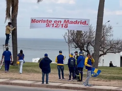 "Moriste en Madrid": Boca se encontró con un pasacalles muy picante en Uruguay y así reaccionó