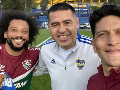 Marcelo le dijo a Riquelme qué jugador del actual plantel de Boca "es un fenómeno"